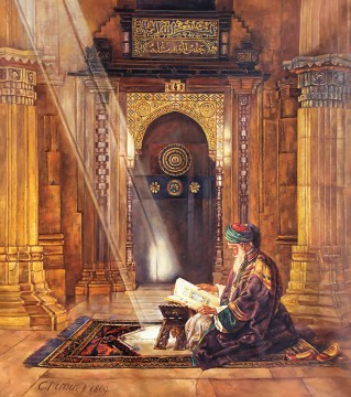 Werke von 150 Themen und Stilen Werke - Arabische Lesung in der Moschee